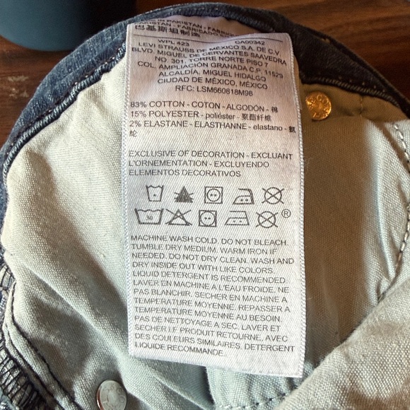 💰BOGO FREE Signature by Levi Strauss Modern Slim Jeans 34x32 - Picture 3 of 7